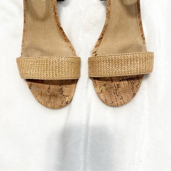 A2 by Aerosoles Tan Suede Block Heel Sandals with Ankle Strap size 6 - Picture 9 of 10